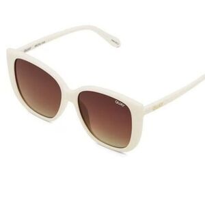 Quay Australia Ever After Poloroid Sunglasses- White
